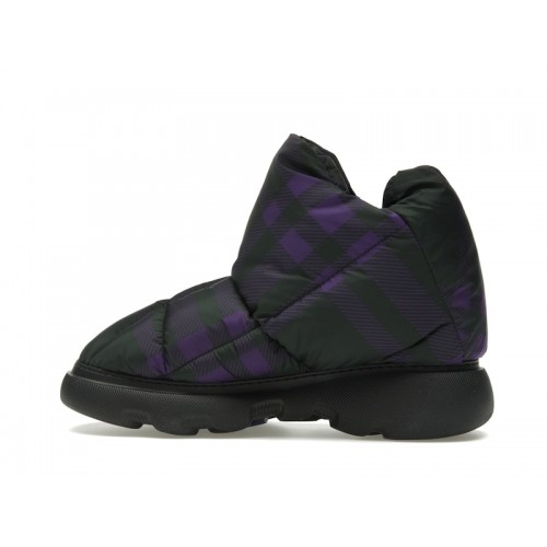 Burberry Check Pillow Boot Black Purple (W) - женская сетка размеров