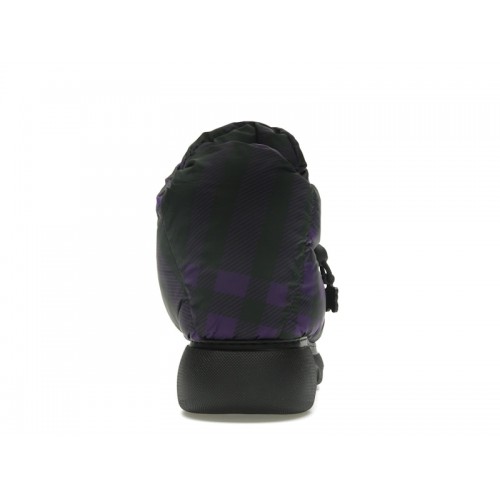 Burberry Check Pillow Boot Black Purple (W) - женская сетка размеров