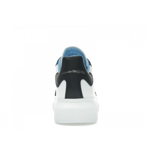 Alexander McQueen Oversized Retro Blue White - мужская сетка размеров