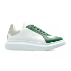 Женские Alexander McQueen Oversized Retro White Green (W)
