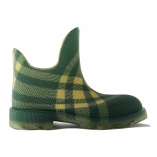 Burberry Marsh Checked Ankle Boots Green