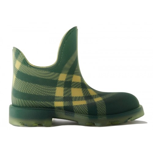 Burberry Marsh Checked Ankle Boots Green - мужская сетка размеров