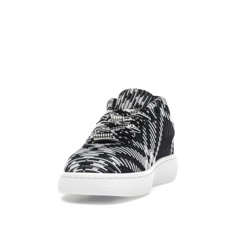 Burberry Check Knit Box Sneaker Black - мужская сетка размеров