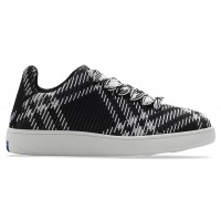 Burberry Check Knit Box Sneaker Black White