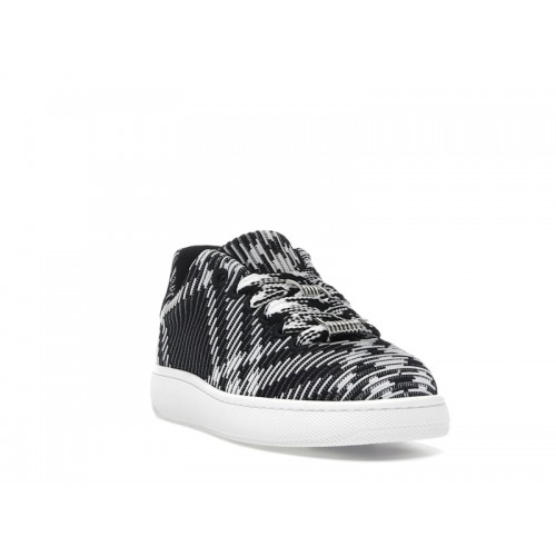 Burberry Check Knit Box Sneaker Black White (W) - женская сетка размеров