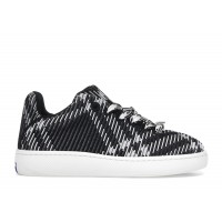Женские Burberry Check Knit Box Sneaker Black White (W)