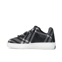 Женские Burberry Check Knit Box Sneaker Black White (W)