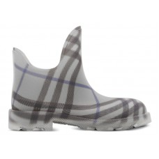 Женские Burberry Marsh Checked Ankle Boot Grey (W)
