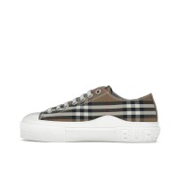 Женские Burberry Low Top House Check Sneaker Taupe Brown (W)