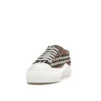 Burberry Vintage Check Cotton Sneakers Birch Brown
