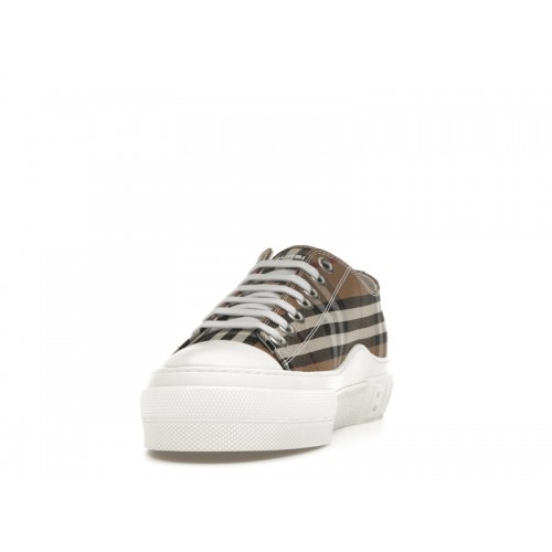 Burberry Vintage Check Cotton Sneakers Birch Brown - мужская сетка размеров