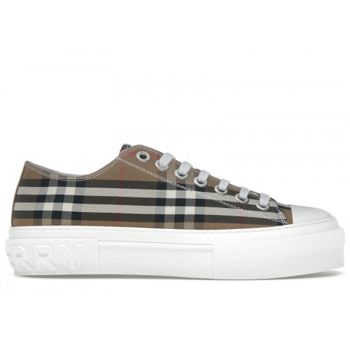 Burberry Low Top House Check Sneaker Taupe Brown - мужская сетка размеров