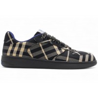 Burberry Check Terrace Sneakers Black Calico ( Womens)