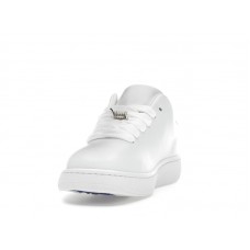 Burberry Leather Box Sneaker Debossed Equestrian Knight White