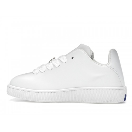 Burberry Leather Box Sneaker Debossed Equestrian Knight White - мужская сетка размеров