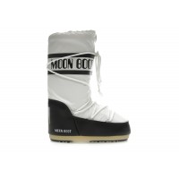Moon Boot Icon Nylon Boot Black White