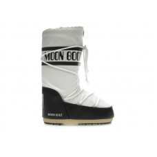 Moon Boot Icon Nylon Boot Black White