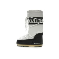 Moon Boot Icon Nylon Boot Black White