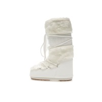 Moon Boot Icon Faux-Fur Boot White
