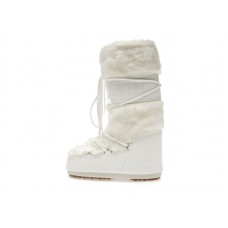 Moon Boot Icon Faux-Fur Boot White