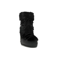 Moon Boot Icon Faux-Fur Boot Black