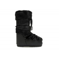 Moon Boot Icon Faux-Fur Boot Black