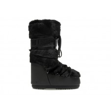Moon Boot Icon Faux-Fur Boot Black