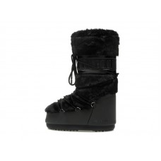 Moon Boot Icon Faux-Fur Boot Black