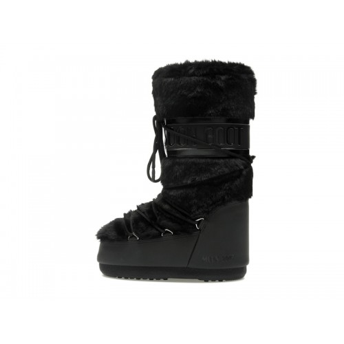 Moon Boot Icon Faux-Fur Boot Black - мужская сетка размеров