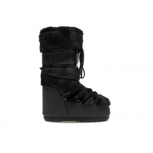 Moon Boot Icon Faux-Fur Boot Black - мужская сетка размеров