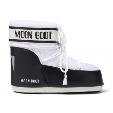 Moon Boot Icon Nylon Low Boot White Black