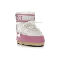 Moon Boot Icon Nylon Low Boot Pink White