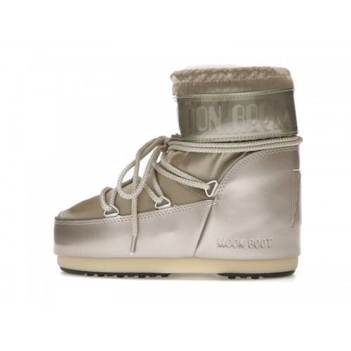 Moon Boot Icon Low Boot Glance Platinium - мужская сетка размеров