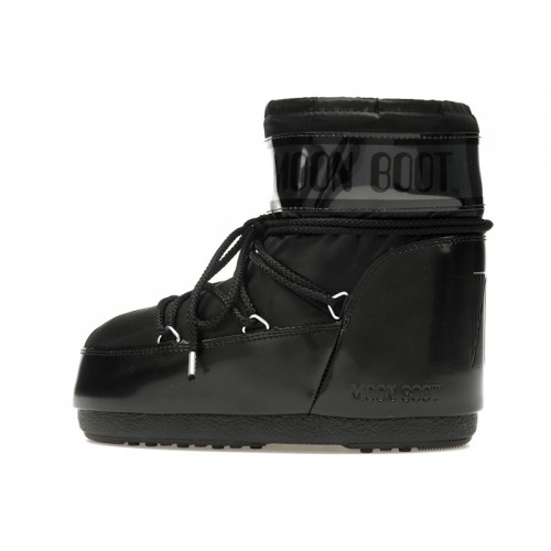Moon Boot Icon Low Boot Glance Black - мужская сетка размеров