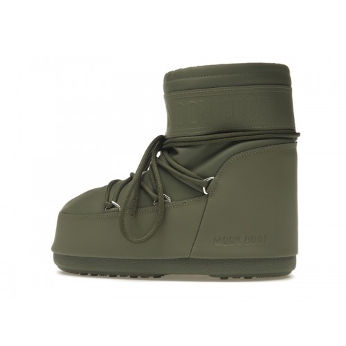Moon Boot Icon Rubber Low Boot Khaki - мужская сетка размеров