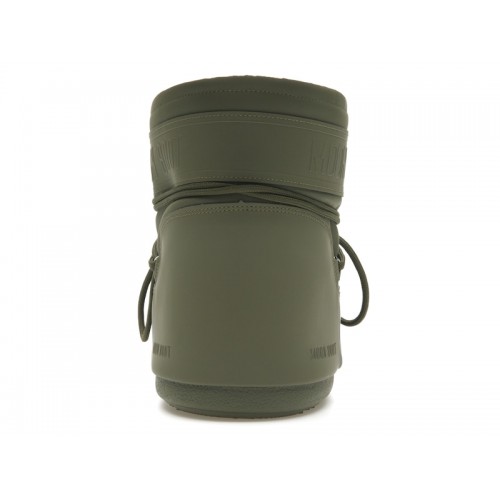Moon Boot Icon Rubber Low Boot Khaki - мужская сетка размеров