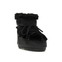 Moon Boot Icon Faux-Fur Low Boot Black