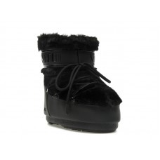 Moon Boot Icon Faux-Fur Low Boot Black