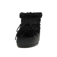 Moon Boot Icon Faux-Fur Low Boot Black