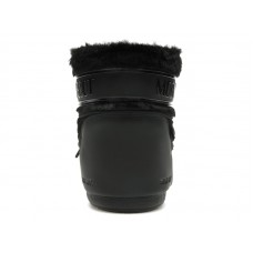 Moon Boot Icon Faux-Fur Low Boot Black