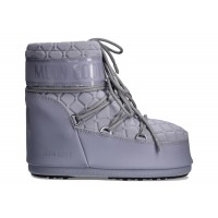 Moon Boot Icon Quilt Low Boot Grey