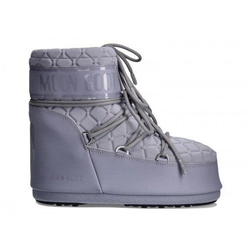 Moon Boot Icon Quilt Low Boot Grey - мужская сетка размеров