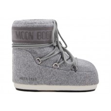 Moon Boot Icon Felt Low Boot Grey