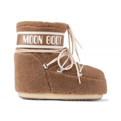 Moon Boot Icon Fleece Low Boot Camel - мужская сетка размеров