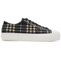 Burberry Check Sneakers Black Calico ( Womens)