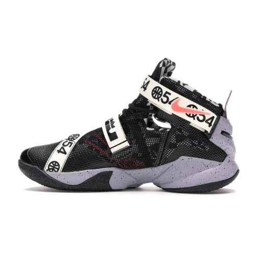 Кроссы Nike LeBron Solider 9 Quai 54 - мужская сетка размеров