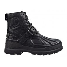 Polo Ralph Lauren Oslo High Oiled Leather Boot Black