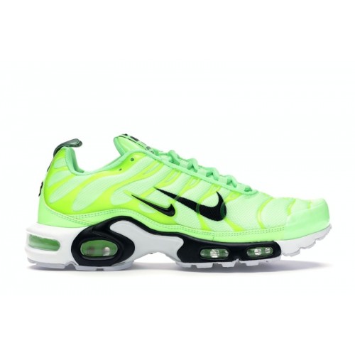 Кроссы Nike Air Max Plus Overbranding Lime Blast - мужская сетка размеров