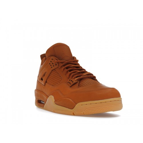 Кроссы Jordan 4 Retro Ginger Wheat - мужская сетка размеров