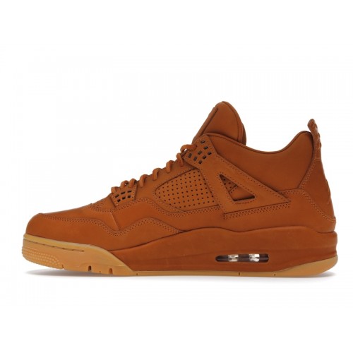 Кроссы Jordan 4 Retro Ginger Wheat - мужская сетка размеров